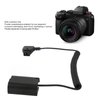 D Tap to DMW DCC17 Dummy Battery Coiled Cable,Safe Protection Chip,Continuous Power Supply Solution,DMW BLK22 Battery Adapter,for S5 S5K S5GK GH5II GH6 G9 Digital Camera, d tap to dmw dcc17 dummy
