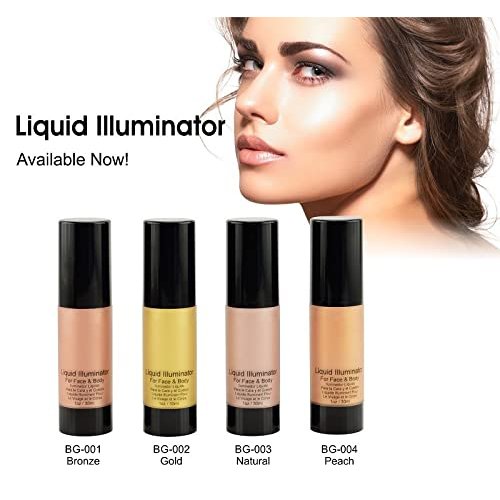 Jolie Sheer Luminous Liquid Illuminator For Face & Body 1 oz - Natural 003