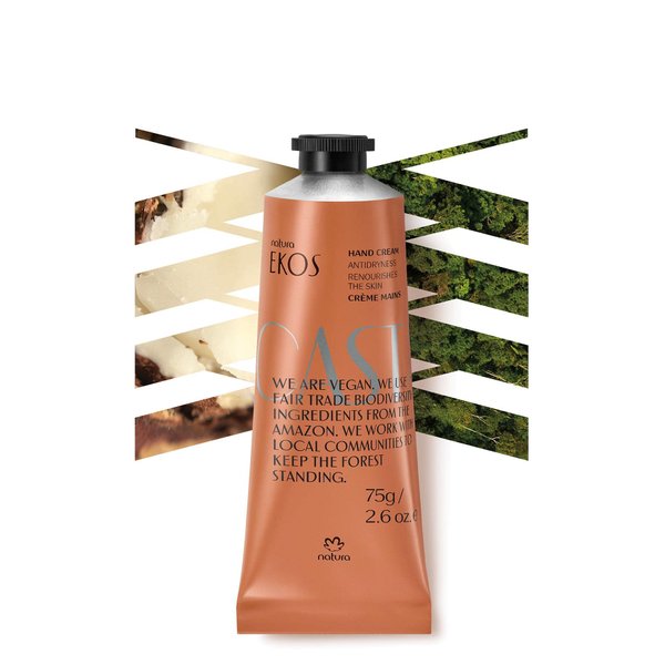 natura Ekos Castanha Nourishing Hand Cream | Pulpa Hidratante para Manos Ekos Castaña | Polpa Hidratante para as Mãos Ekos Castanha