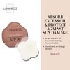 LUMINESS Sunscreen Setting Powder Packets, SPF 30, 18 Pack - UVA/UVB Broad Spectrum Protection - Non-Greasy & Non-Irritating for All Skin Types - Travel-Friendly Single-Use & Portable Packets