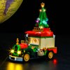 BRICKSHINING LED Lighting Compatible with Lego Santa's Delivery Truck 40746, Light Kit Compatible with Lego 40746, Giving Light to Model, NOT Included The Model SetTypical Version