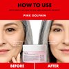 Pink Dolphin Caffeine Eye Cream for Dark Circles and Puffiness - Age Defying Reduce Fine Lines and Wrinkles - Skin Brightening with Retinol, Aloe Vera, Vitamin C, A, D and E, for Women and Men - 0.5oz
