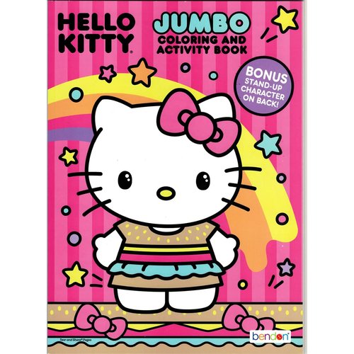 Hello Kitty Coloring Books and Sticker Super Bundle Set for Kids - Includes Hello Kitty Coloring Book with Stickers