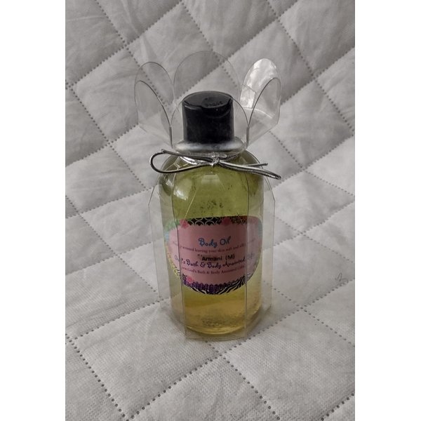 Armani Moisturizing Massage/Body Oil for Men 8oz Medium