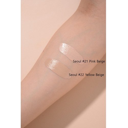 TROIAREUKE Seoul "Bridal" Cushion Foundation(#21, Pink Beige), Korean Cushion Foundation, K-Beauty, Hydrating, Long-lasting, Lightweight, Natural Finish, Anti-Aging, Moisture, Whitening, SPF 50+