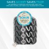 Skoy Scrub, 4-Pack Non-Scratching, Reusable Scrub for Kitchen and Household Use, Environmentally-Friendly, Dishwasher Safe, Monochromatic Colors