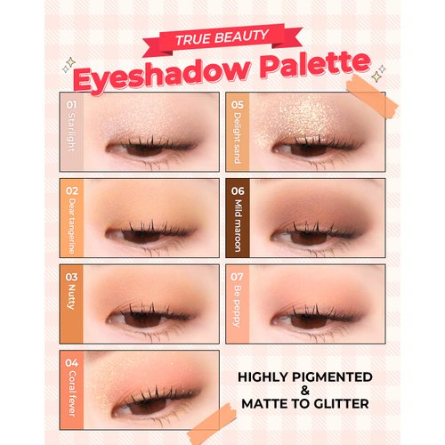 AMTS x True Beauty Edition, Some Sweet EyeShadow Makeup Palette, Matte Shimmer Metallic, Long Lasting, Cheek blush, All My Things, K Beauty, Pink Gold makeup