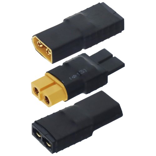 Nvwadayu RC Lipo Battery/Charger Connector Adapter for Traxxas TRX to XT60 Connector Adapter Plugs fit Slash/Rustler/Stampede/Bandit/E-Revo RC Cars