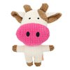 NewMe Cute Cows Dog Toy Squeak Dog Toys for Puppy Small Medium Durable Stuffed Dog Toys for Aggressive Chewers Interactive Boredom