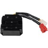 RedCap 12V Voltage Regulator Rectifier with 6-Pin Dual-Plug Compatible with Gator DF-250-RTS Tank 200 Carbureted Roketa MC-54B 250 Jonway YY250T Scooter Moped