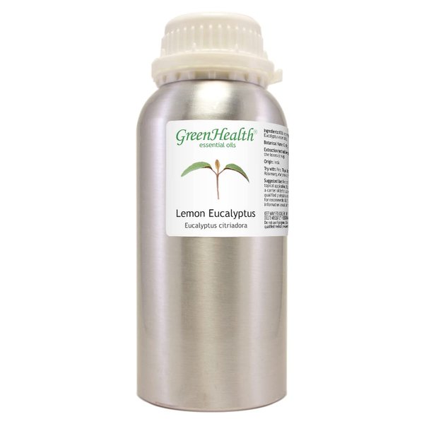 Lemon Eucalyptus Essential Oil - 16 fl oz - Aluminum Bottle - GreenHealth