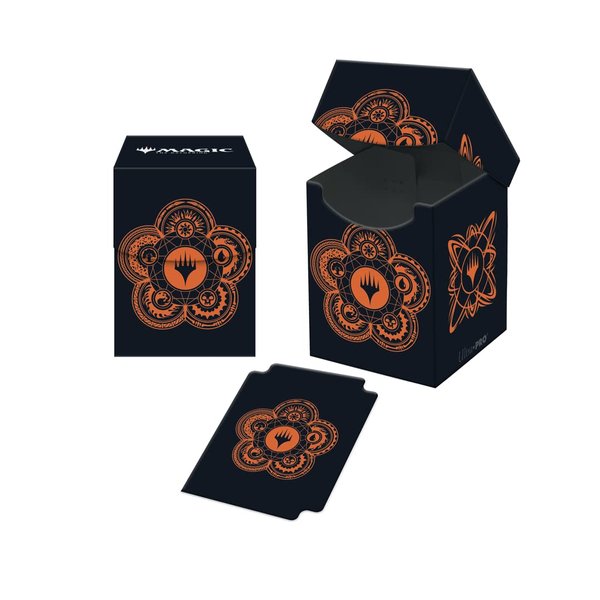 Ultra Pro - Magic: The Gathering Mana 7 Color Wheel Deck Box 100+ - Protect Your Cards While On The Go, and Always Be Ready for Battle Against Friends or Enemies with A Stylish Full-Color Deck Box