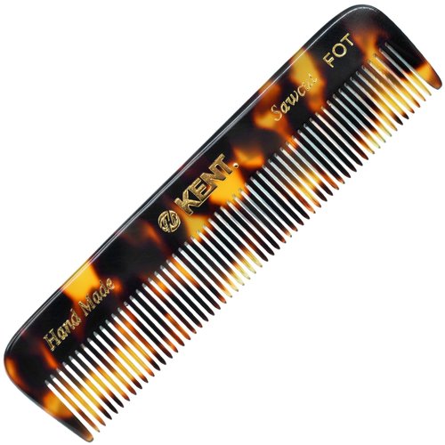 Kent FOT TY Fine Tooth Comb - Beard Comb-Handmade Travel Pocket Comb - Styling Small Comb - Hair Comb for Fine or Thinning Hair-Mustache and Beard Care, Hair-Essential Comb for Kent Beard Kit