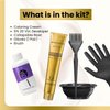 MOEHAIR Hair Coloring Kit | 9N Permanent Hair Color (Very Light Blonde), 20 Volume Developer 6%, Coloring Brush, Gloves & Mixing Bowl | Keratin Infused Color | Gray Coverage | Adds Shines & Softness