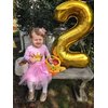 Number Balloon Big 40 Inch Gold Birthday Decorations, Number 2 Balloon Birthday Party Decorations for Party Supplies, Graduations