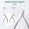 NGHIA Cuticle Nipper - D-04 JAW 12 | Stainless Steel | Durable and Sharp | Ergonomic Design | Grey Plated | Ideal for Salons and Home Use