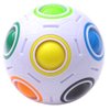 TANCH Magic Rainbow Ball Puzzle Cube Fidget Stress Relief Ball Brain Teasers Games Toys for Kids Adults (12 Holes)
