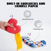 Nocciola 5 PCS Dog Toys Birthday Present for Dad, Fun Squeaky Dog Toy for Small Medium Breed, Puppy Puzzle Dog Toy to Keep Them Busy
