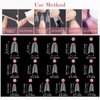 LIONVISON Almond Nail Tips Short: 320PCS Multifunctional No C Curve Nail Tips for Acrylic Nails, Half Cover Nail Extension Tips for Nail Salons Home DIY, Full Matte, 12 Sizes