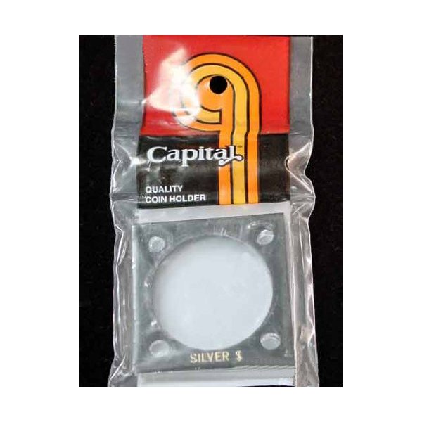 Capital Plastics 2x2 Holder - SILVER DOLLAR in Black