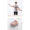 AARainbow 2 Packs Long Stretch Back Sponge with Rope Handles Back Scrubber Bath Shower Mesh Sponge Exfoliating Body Scrub Stretch Braided Loofah for Men and Women (2 Gray)