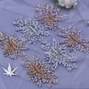 ULAPAN Bridal Headpiece Rhinestone Wedding Hair Comb Crystal Hair Accessories，Bridal Bridesmaid Flower Girls Headpieces for Women (silver)