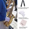 SKYNEO Saxophone Cleaning kit, Clarinet Cleaning Kit with Maintenance Kit,Cork Grease,Swab,Mouthpiece Cushions,Strap,Cleaning Cloth,Thumb Rest,Reed Case,Mouthpiece Brush and More, Grey
