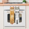 MewMix Cat Hand Towels for Kitchen Bathroom - Cute Easter Cat Decor Gadgets - Hanging Soft Absorbent Hand Face Towel - Funny Birthday Housewarming Holiday Unique Gifts for Women Mom Lady Cat Lovers