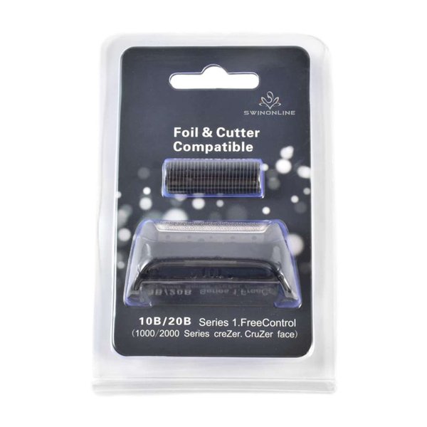 Shaver Foil and Cutter Fits Braun Cruzer 10B 20B Replacement 1000 Series CruZer 1 2 3 4 Z20 Z30 Z40 Z50 Z60 2615 2675 2775 2776 2778 2838