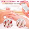ELAIMEI Press on Nail Remover, 60ml Glue Remove Off for False Nails, Nail Glue Remover, Easy Remove Quick Solid Glue Remover, Acetone Free and Odorless Not for Uv Gel or Gel Nail Polish