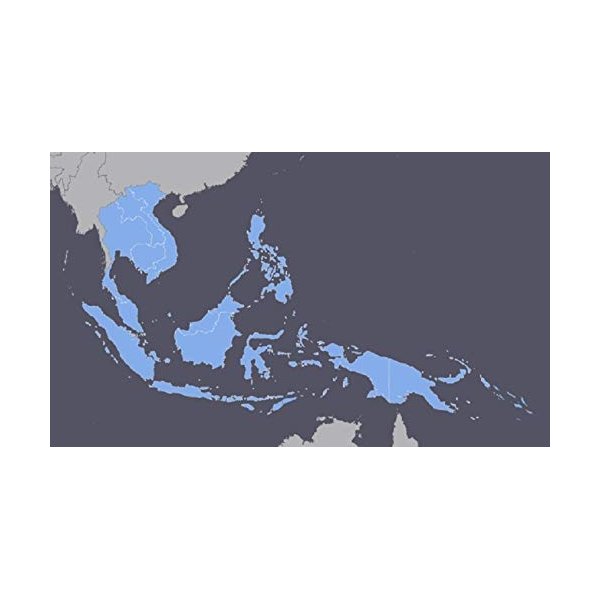 Southeast Asia GPS Map for Garmin Devices