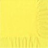 50 Plain Solid Colors Luncheon Dinner Napkins Paper - Yellow