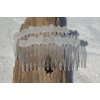 Genuine Frosted White Sea Glass Hair Comb (Set of 2)