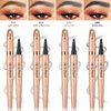 2024 New Magic Eyebrow Pencil: 3D Waterproof Eyebrow Pen for Long-Lasting Wear, Delicate Microblading Eyebrow Pencil for Fine Natural Strokes (Grey)