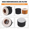 FHSJXR 11029-1004 Air Filter 49065-2078 Oil Filter Spark Plug Fuel Filter Tune Up Kit for Kawasaki Mule 500 520 550 600 610 2500 2510 2520 KAF300 KAF400 KAF620A KAF620B Mule SX 4x4 SE