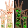 EMOME Glow Tattoos for Kids, Fake Tattoos Stickers for Boys and Girls, Luminous In The Dark Temporary Tattoos Kids, Children Glow Birthday Party Supplies Goodie Bags Stuffers (Various)