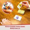 MR CHIPS Professional Plastic Coated Bingo Cards - Deck of 75 Playing Calling Colorful Reusable for Games on The go!