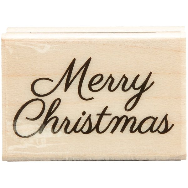 Hero Arts A6204 Wood Stamps, Little Merry Christmas