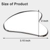 FeelFree Sport Stainless Steel Gua Sha Facial Tools, Guasha Scraping Massage Tool for Face Body SPA, Facial Lifting Traditional Acupuncture Therapy Trigger Point Treatment