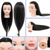 Neverland Beauty Mannequin Head with Hair, 20 Inch Cosmetology Manikin Practice Braiding Doll Head for Hair Styling, Training Head for Braiding Hairdressing for Kids #1B