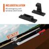 Alpha Rider RV Window Latch Knob, RV Emergency Exit Window Latch Mount Kit Replacement,Camper Window Lock Holder