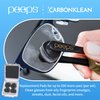 Peeps CarbonKlean Replacement Pads - For Eyeglasses, Reading Glasses, and More - Lens Cleaner With Carbon Microfiber Tech - 2 Count
