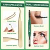 DIY Lash Extension Kit KEYYOU 144pcs Lash Clusters Eyelash Extension Kit with Mascara Brush Bond and Seal Lash Glue Remover Lash Applicators Lash Brush Clean Pad for DIY Lash Extensions (Y02 Kit)
