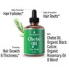 Chebe Oil For Hair Growth With Black Castor, Rosemary Oil. Vegan Chebe Hair Oil For Men, Women. Hair Thickening, Moisturizing, Strengthening. Hair Growth Scalp Treatment For Dry, Weak Hair 1oz