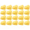 TOYANDONA 100 Pcs Miniature Kitchen Food Cheese, Artificial Cheese Models Simulation Triangle Cheesecake Food Figurines Mini Food DIY Decor Ornament for Dollhouse Decoration