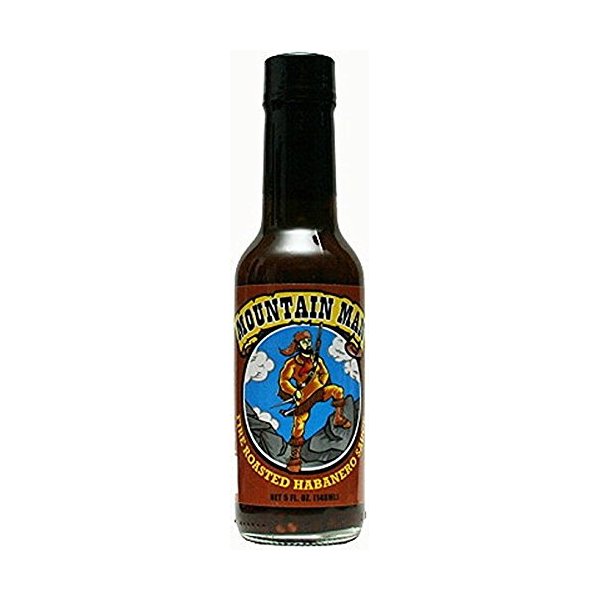 Mountain Man Fire Roasted Habanero Hot Sauce 5oz (Pack of 3)