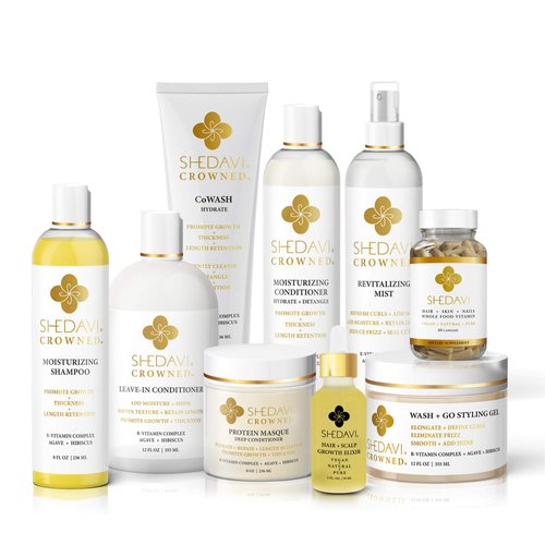 Shedavi Hair Gel for Curly Hair Styling Wash + Go Gel - Natural Moisturizing Styling Gel - Daily Hydration Styling Gel for Unisex - Curl Defining Hair Gel for Natural Coils & Curls Anti Frizz