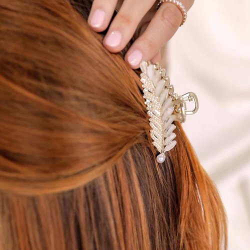 Ettika Hair Clips. Gold Tone Plated, Hair Accessories for Women. Greek Goddess Hair Claw. Claw Clips, Hair Claw Clip