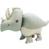 4D Wildlife Jungle Triceratops Dinosaur Balloon Wild One Safari Forest Woodland Animal Dino Party Supplies, 4 Pack Self-Standing Dinosaur Foil Balloons Cute Matte Dinosaur Balloons Dino Birthday Decor