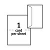 Avery Half-Fold Greeting Cards, Inkjet, 5.5 x 8.5, Matte White, Box of 30, Envelopes Included (8316)